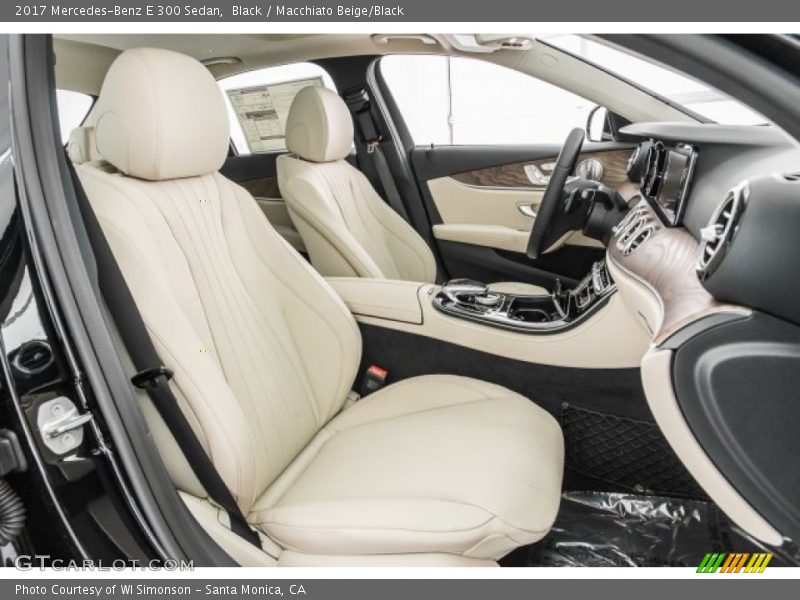 Black / Macchiato Beige/Black 2017 Mercedes-Benz E 300 Sedan