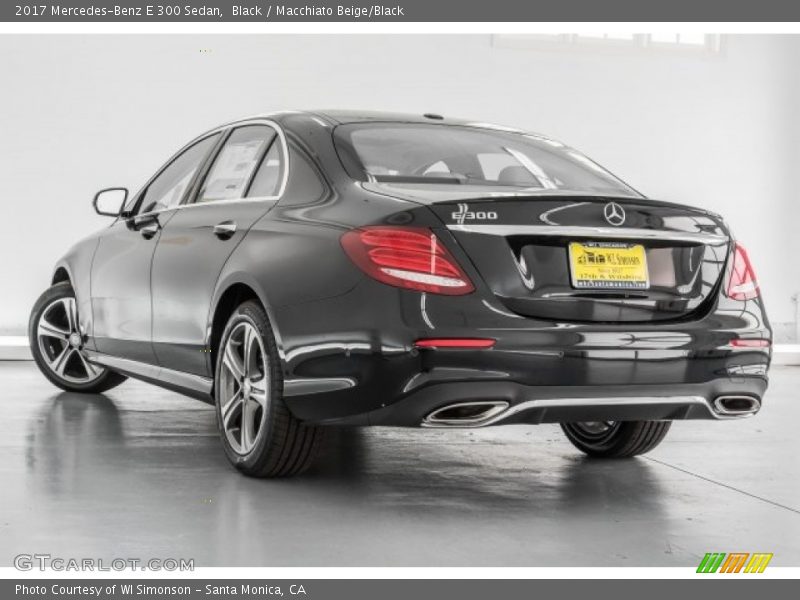 Black / Macchiato Beige/Black 2017 Mercedes-Benz E 300 Sedan