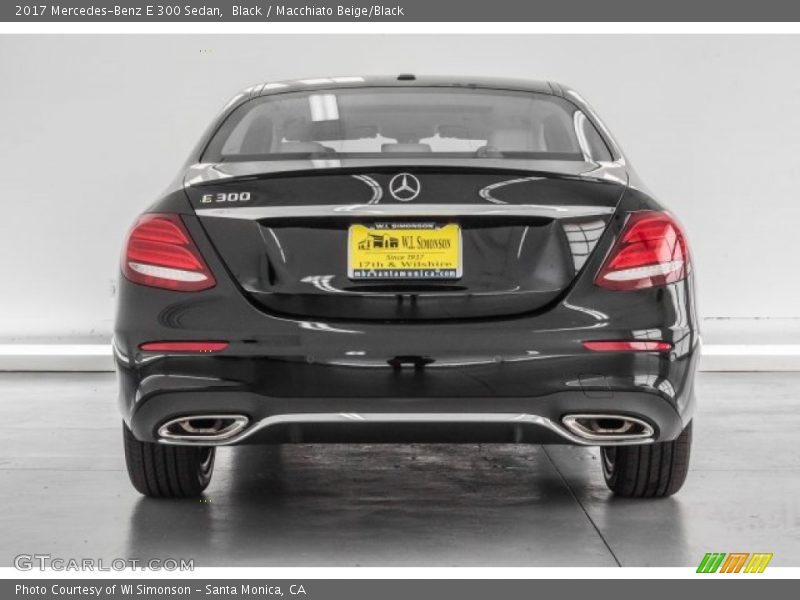 Black / Macchiato Beige/Black 2017 Mercedes-Benz E 300 Sedan