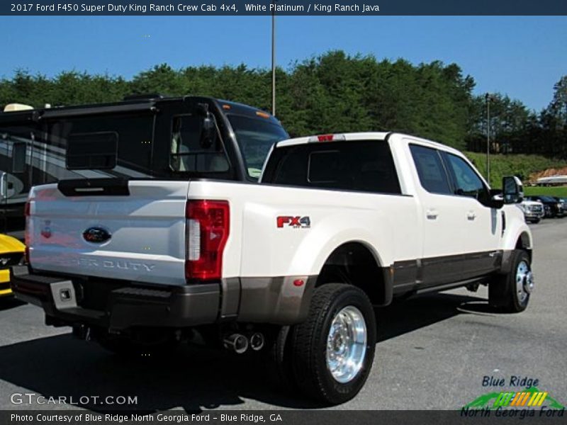 White Platinum / King Ranch Java 2017 Ford F450 Super Duty King Ranch Crew Cab 4x4