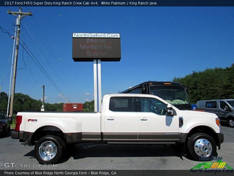 White Platinum / King Ranch Java 2017 Ford F450 Super Duty King Ranch Crew Cab 4x4