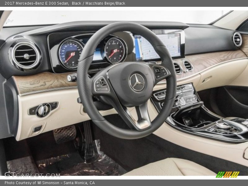 Black / Macchiato Beige/Black 2017 Mercedes-Benz E 300 Sedan