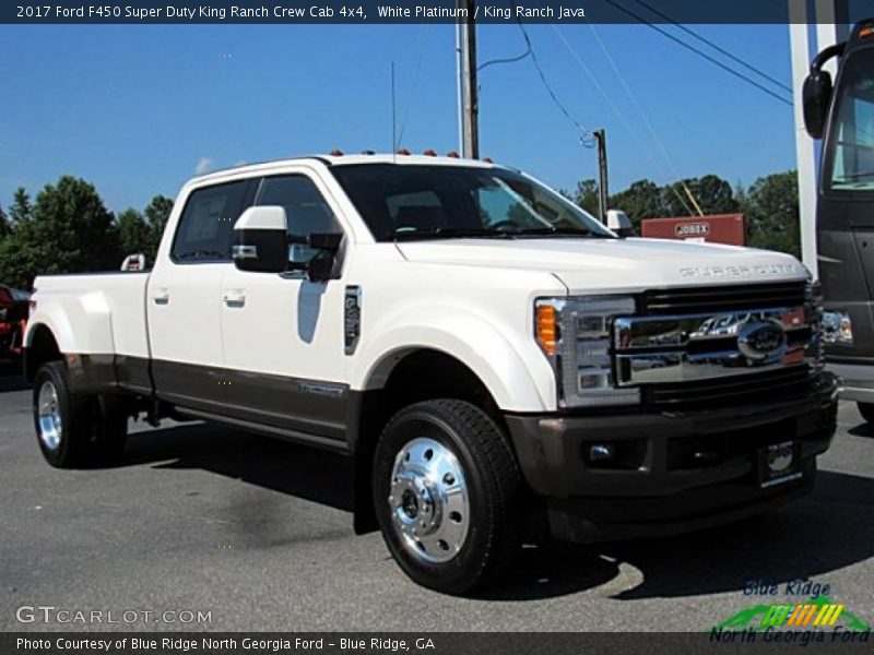 White Platinum / King Ranch Java 2017 Ford F450 Super Duty King Ranch Crew Cab 4x4