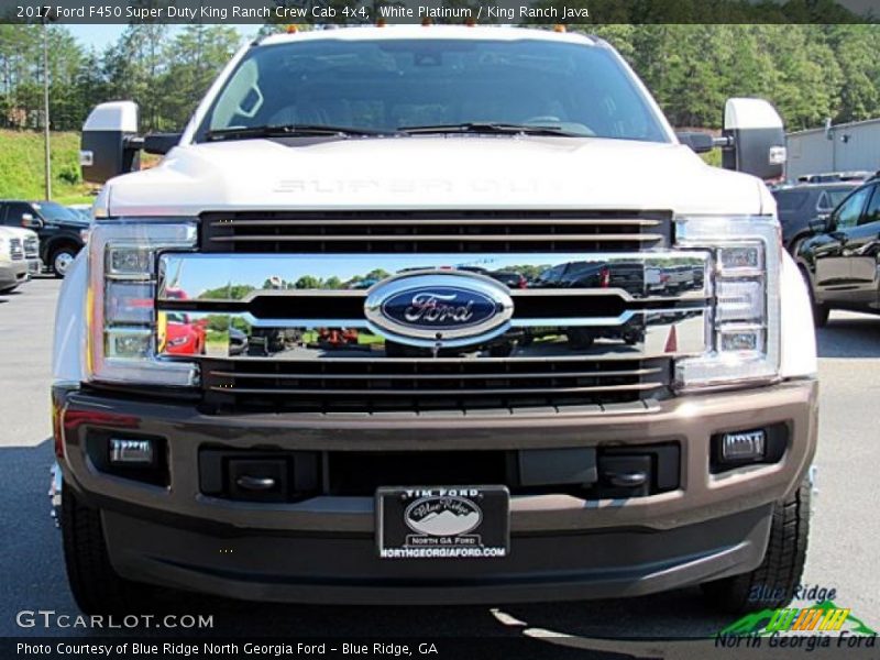 White Platinum / King Ranch Java 2017 Ford F450 Super Duty King Ranch Crew Cab 4x4