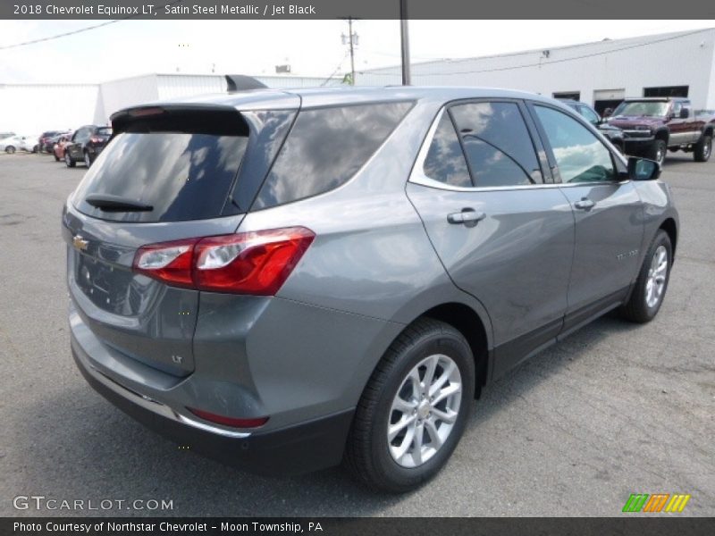Satin Steel Metallic / Jet Black 2018 Chevrolet Equinox LT