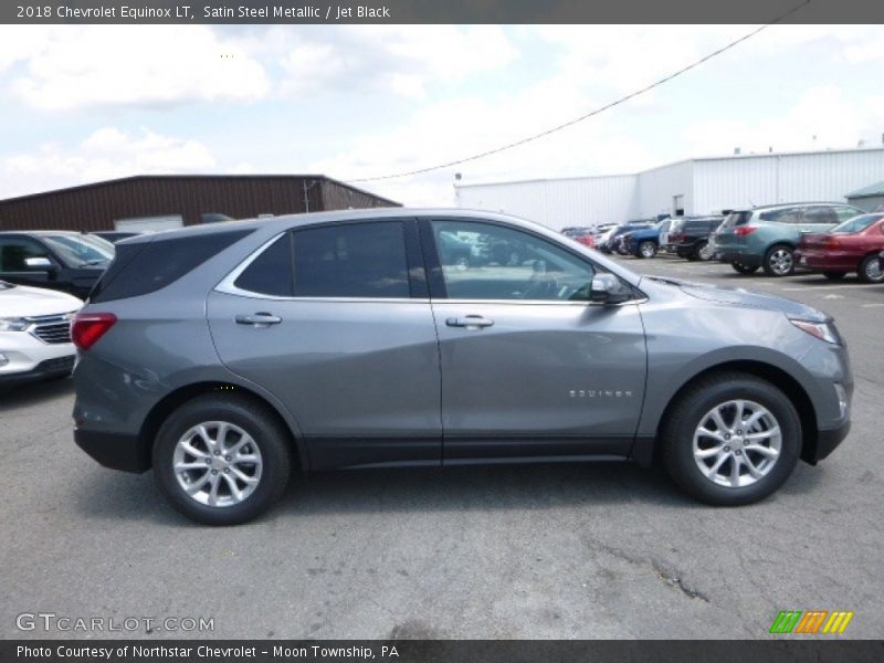 Satin Steel Metallic / Jet Black 2018 Chevrolet Equinox LT