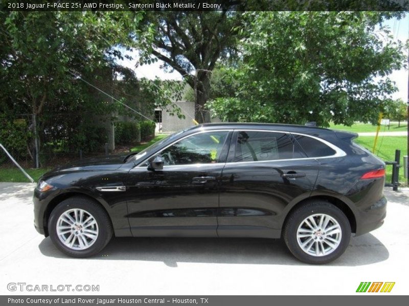 Santorini Black Metallic / Ebony 2018 Jaguar F-PACE 25t AWD Prestige
