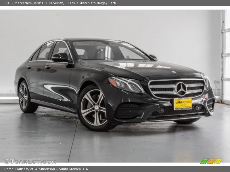 Black / Macchiato Beige/Black 2017 Mercedes-Benz E 300 Sedan