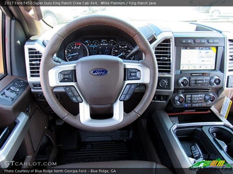White Platinum / King Ranch Java 2017 Ford F450 Super Duty King Ranch Crew Cab 4x4