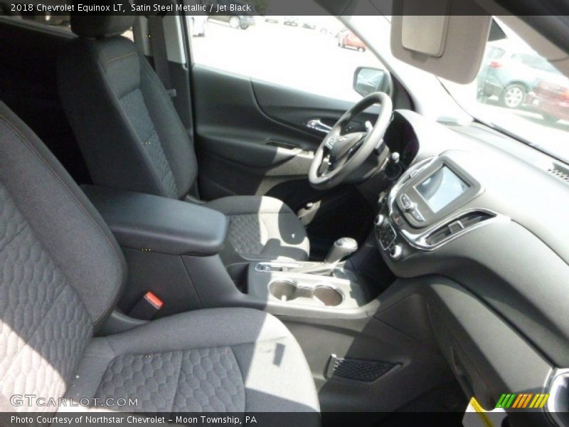 Satin Steel Metallic / Jet Black 2018 Chevrolet Equinox LT