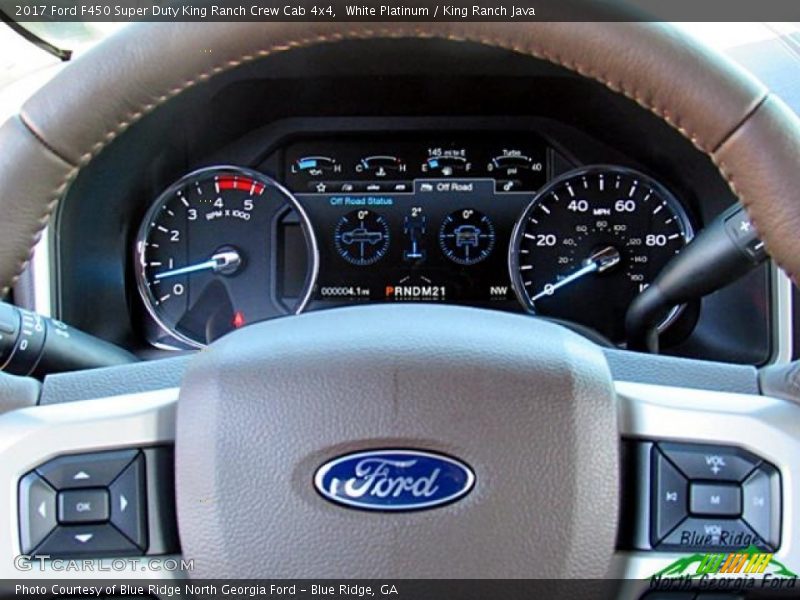 White Platinum / King Ranch Java 2017 Ford F450 Super Duty King Ranch Crew Cab 4x4