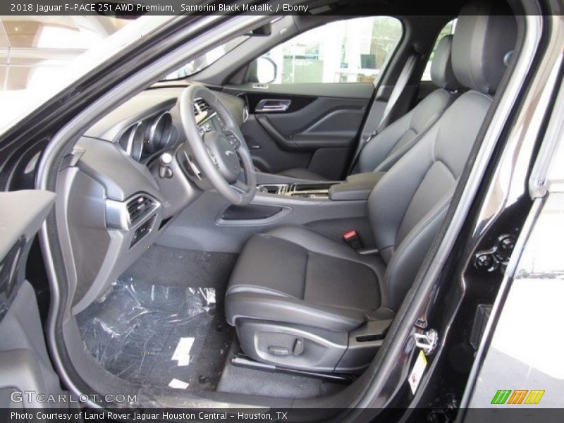 Santorini Black Metallic / Ebony 2018 Jaguar F-PACE 25t AWD Premium