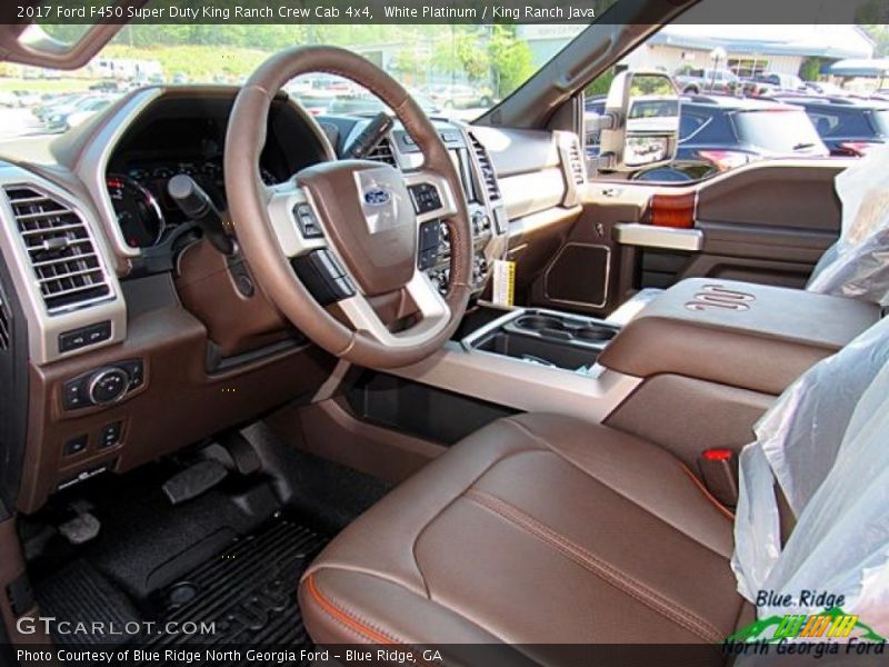 White Platinum / King Ranch Java 2017 Ford F450 Super Duty King Ranch Crew Cab 4x4