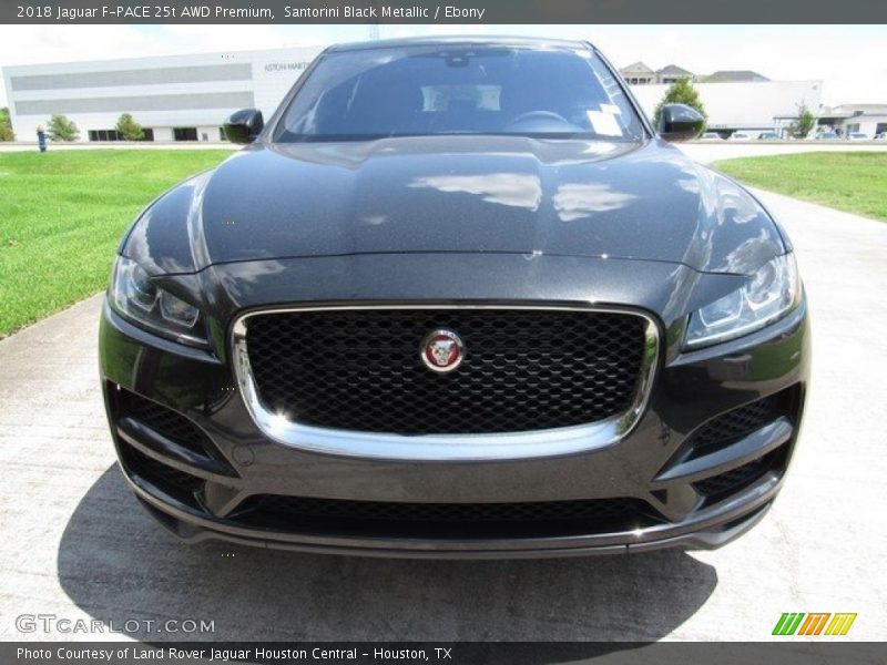 Santorini Black Metallic / Ebony 2018 Jaguar F-PACE 25t AWD Premium