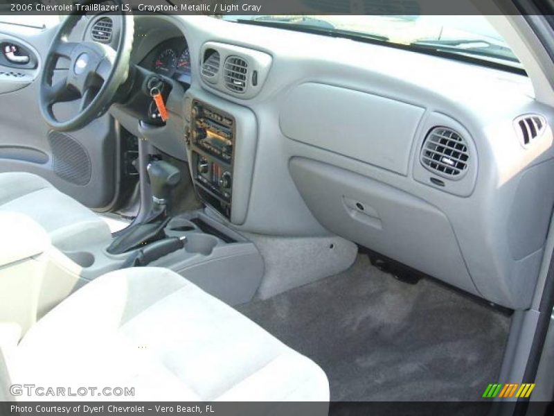 Graystone Metallic / Light Gray 2006 Chevrolet TrailBlazer LS