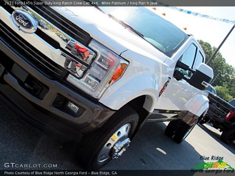 White Platinum / King Ranch Java 2017 Ford F450 Super Duty King Ranch Crew Cab 4x4