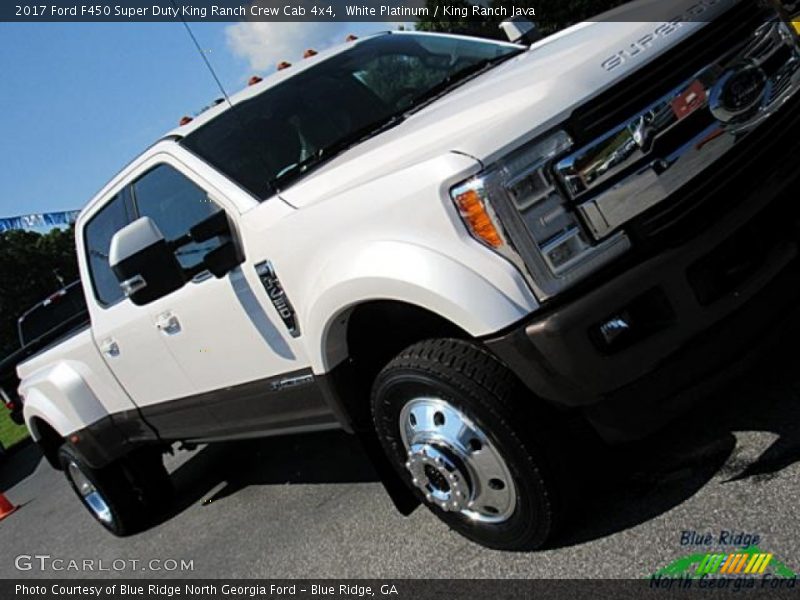 White Platinum / King Ranch Java 2017 Ford F450 Super Duty King Ranch Crew Cab 4x4