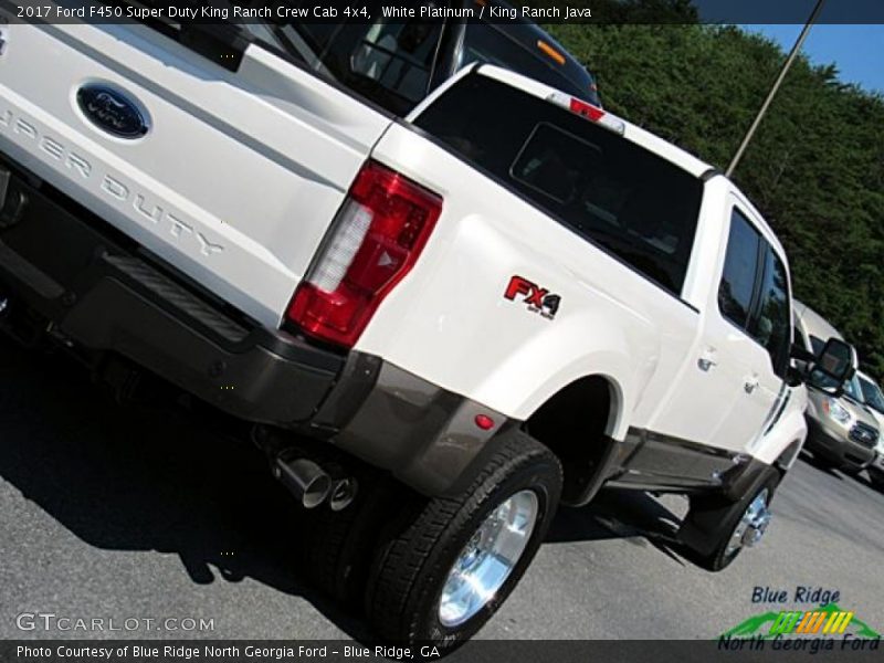 White Platinum / King Ranch Java 2017 Ford F450 Super Duty King Ranch Crew Cab 4x4