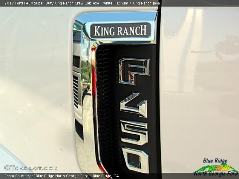 White Platinum / King Ranch Java 2017 Ford F450 Super Duty King Ranch Crew Cab 4x4
