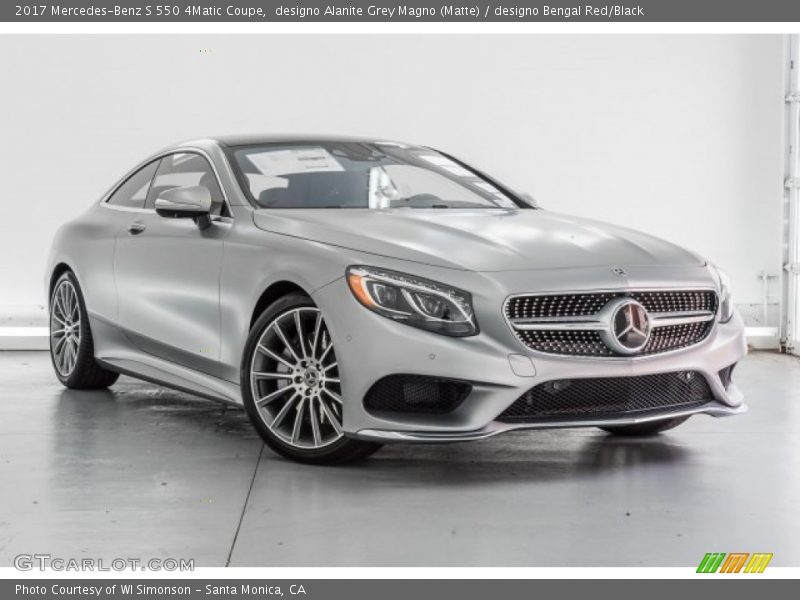 Front 3/4 View of 2017 S 550 4Matic Coupe