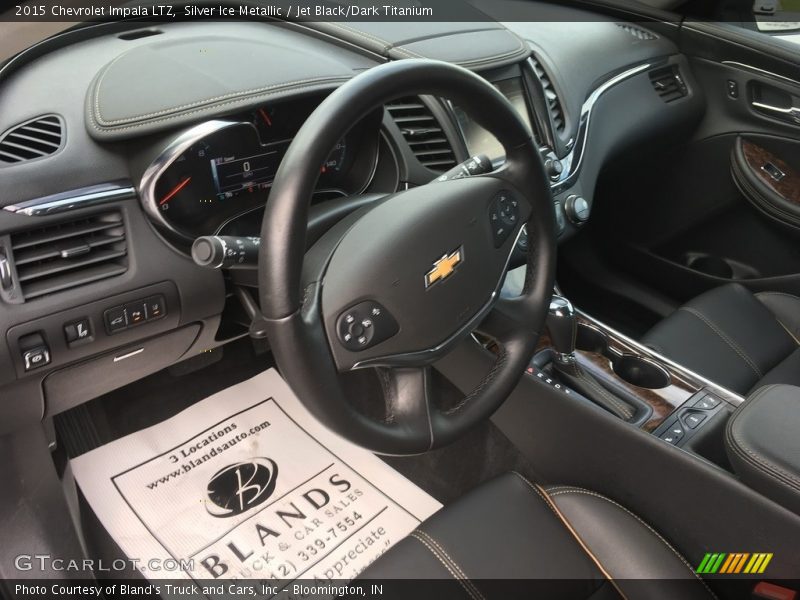 Silver Ice Metallic / Jet Black/Dark Titanium 2015 Chevrolet Impala LTZ