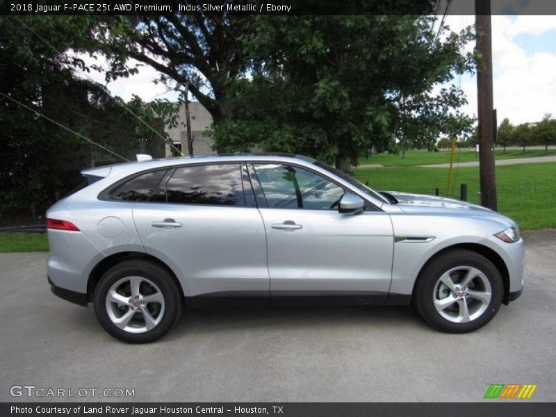 Indus Silver Metallic / Ebony 2018 Jaguar F-PACE 25t AWD Premium