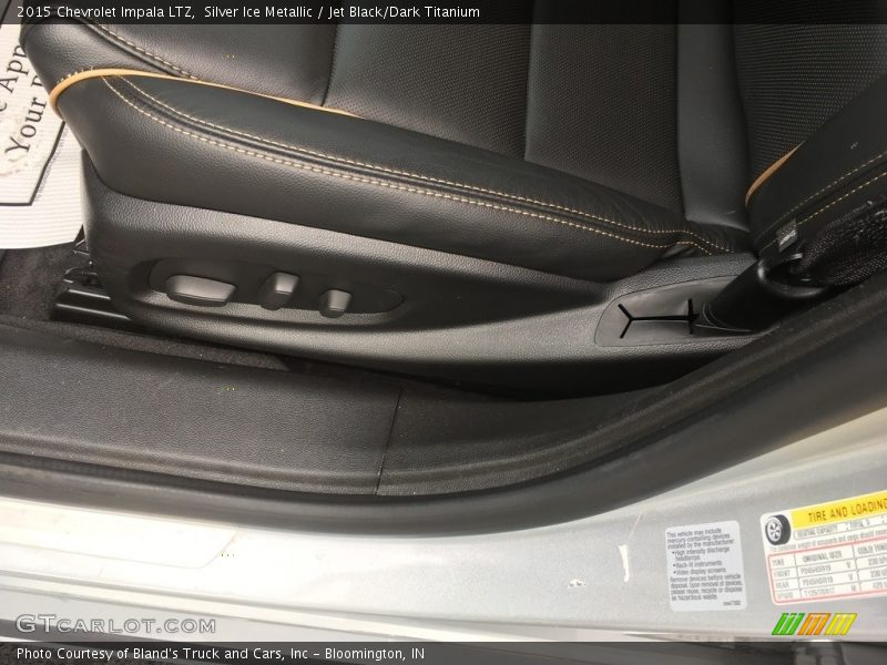 Silver Ice Metallic / Jet Black/Dark Titanium 2015 Chevrolet Impala LTZ