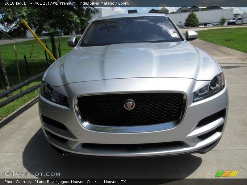 Indus Silver Metallic / Ebony 2018 Jaguar F-PACE 25t AWD Premium