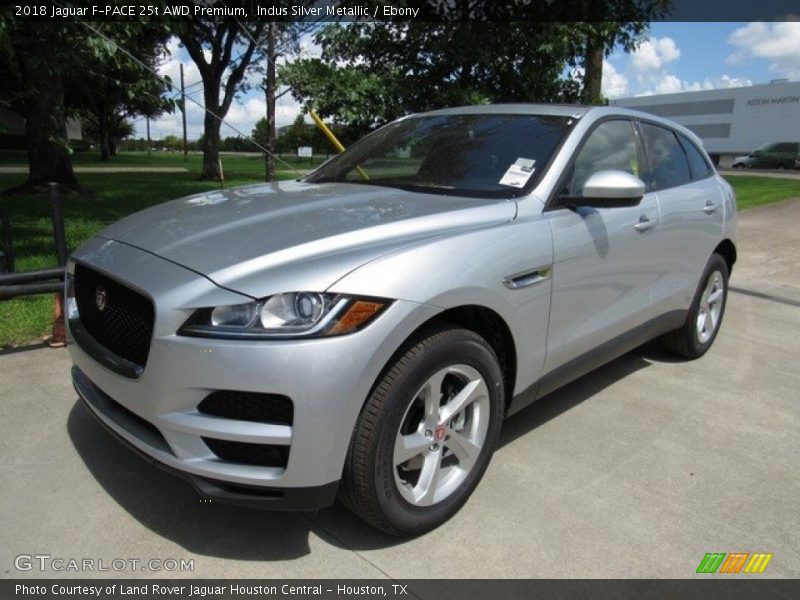 Indus Silver Metallic / Ebony 2018 Jaguar F-PACE 25t AWD Premium