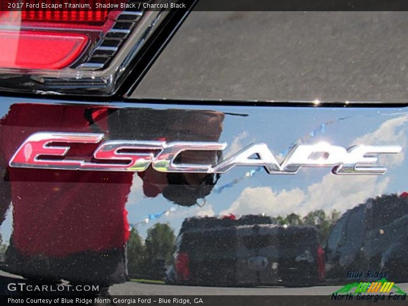 Shadow Black / Charcoal Black 2017 Ford Escape Titanium