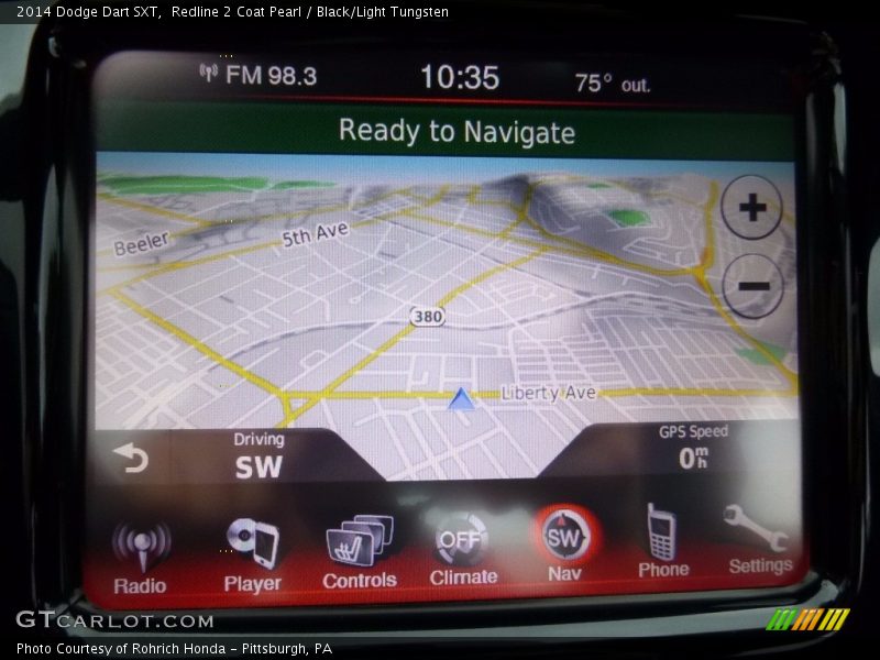 Redline 2 Coat Pearl / Black/Light Tungsten 2014 Dodge Dart SXT