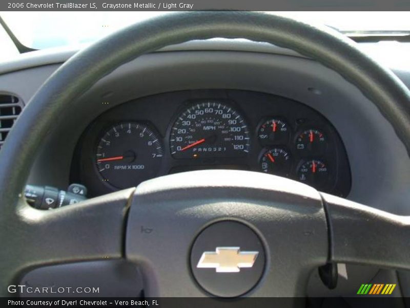 Graystone Metallic / Light Gray 2006 Chevrolet TrailBlazer LS