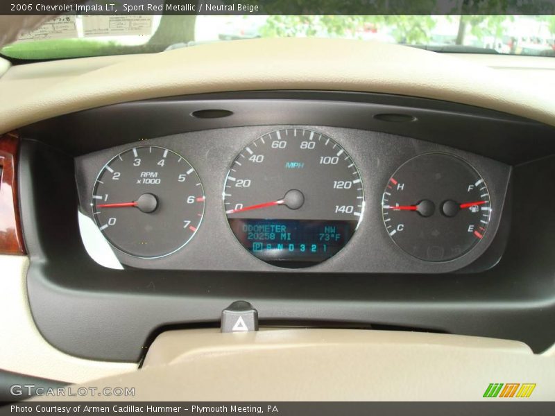 Sport Red Metallic / Neutral Beige 2006 Chevrolet Impala LT