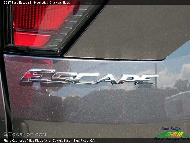 Magnetic / Charcoal Black 2017 Ford Escape S