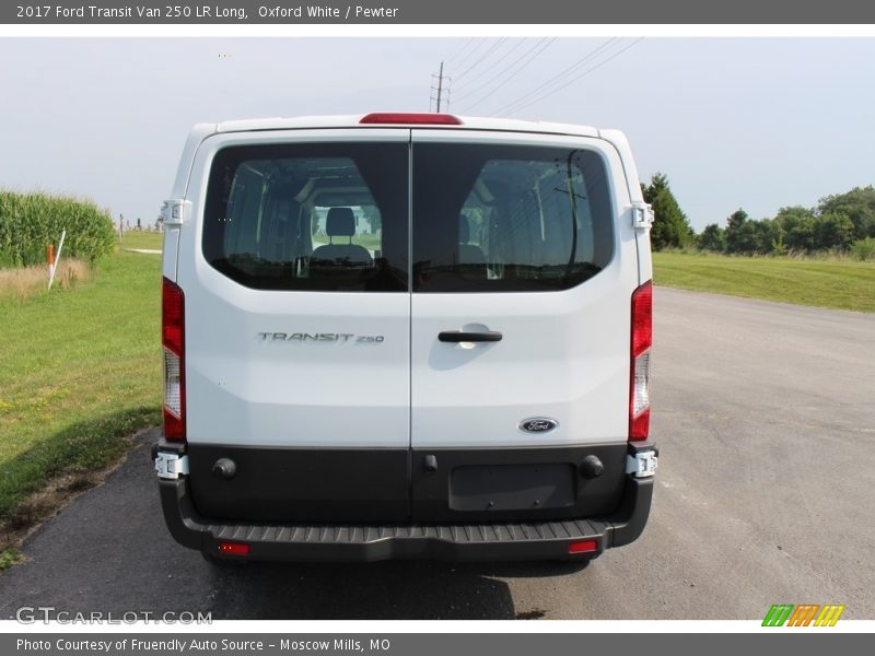 Oxford White / Pewter 2017 Ford Transit Van 250 LR Long