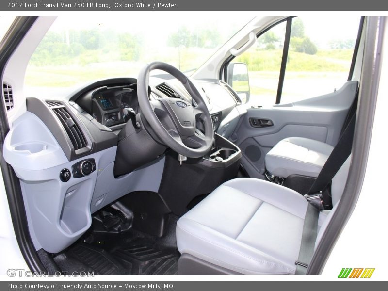 Oxford White / Pewter 2017 Ford Transit Van 250 LR Long