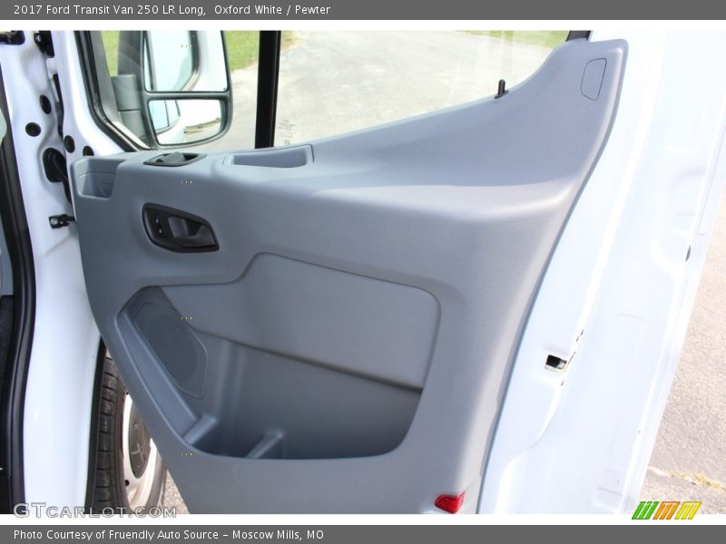 Oxford White / Pewter 2017 Ford Transit Van 250 LR Long