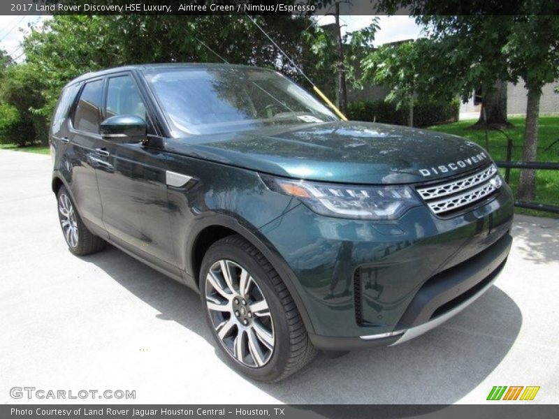 Aintree Green / Nimbus/Espresso 2017 Land Rover Discovery HSE Luxury