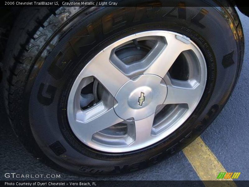 Graystone Metallic / Light Gray 2006 Chevrolet TrailBlazer LS