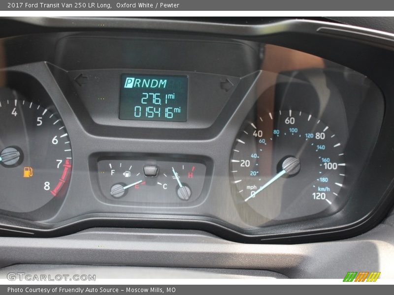 Oxford White / Pewter 2017 Ford Transit Van 250 LR Long