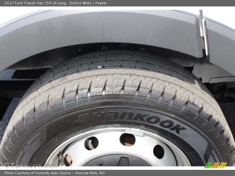 Oxford White / Pewter 2017 Ford Transit Van 250 LR Long