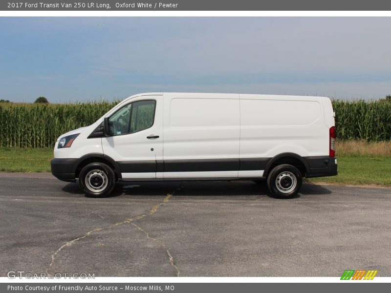 Oxford White / Pewter 2017 Ford Transit Van 250 LR Long