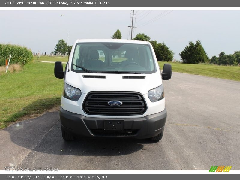 Oxford White / Pewter 2017 Ford Transit Van 250 LR Long