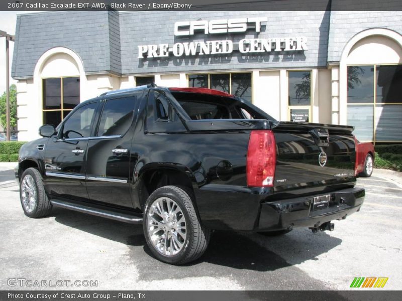 Black Raven / Ebony/Ebony 2007 Cadillac Escalade EXT AWD