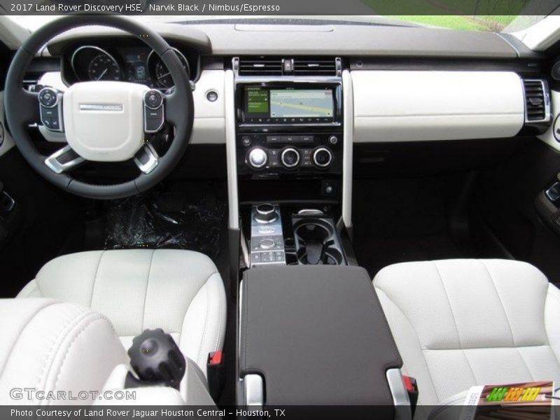 Narvik Black / Nimbus/Espresso 2017 Land Rover Discovery HSE