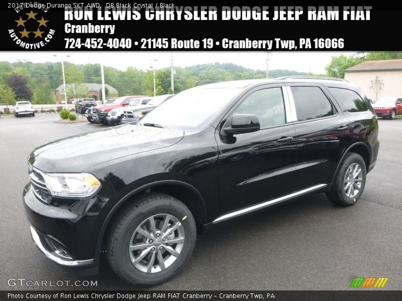 DB Black Crystal / Black 2017 Dodge Durango SXT AWD