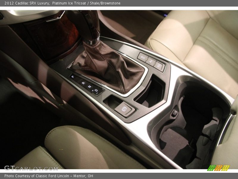 Platinum Ice Tricoat / Shale/Brownstone 2012 Cadillac SRX Luxury
