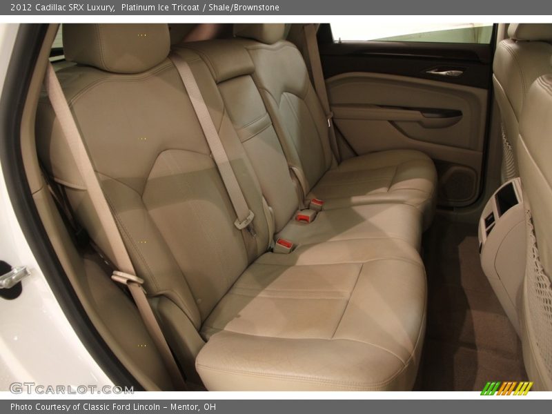 Platinum Ice Tricoat / Shale/Brownstone 2012 Cadillac SRX Luxury