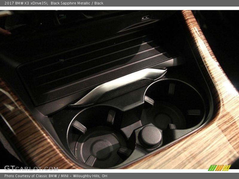 Black Sapphire Metallic / Black 2017 BMW X3 xDrive35i