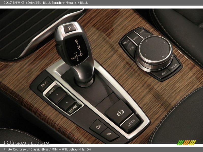 Black Sapphire Metallic / Black 2017 BMW X3 xDrive35i